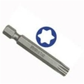 Irwin Power Bit, T25 Torx, 1/4" Hex Shank with Groove, 2" Long, Carded, 1 per Card IWAF22TX252